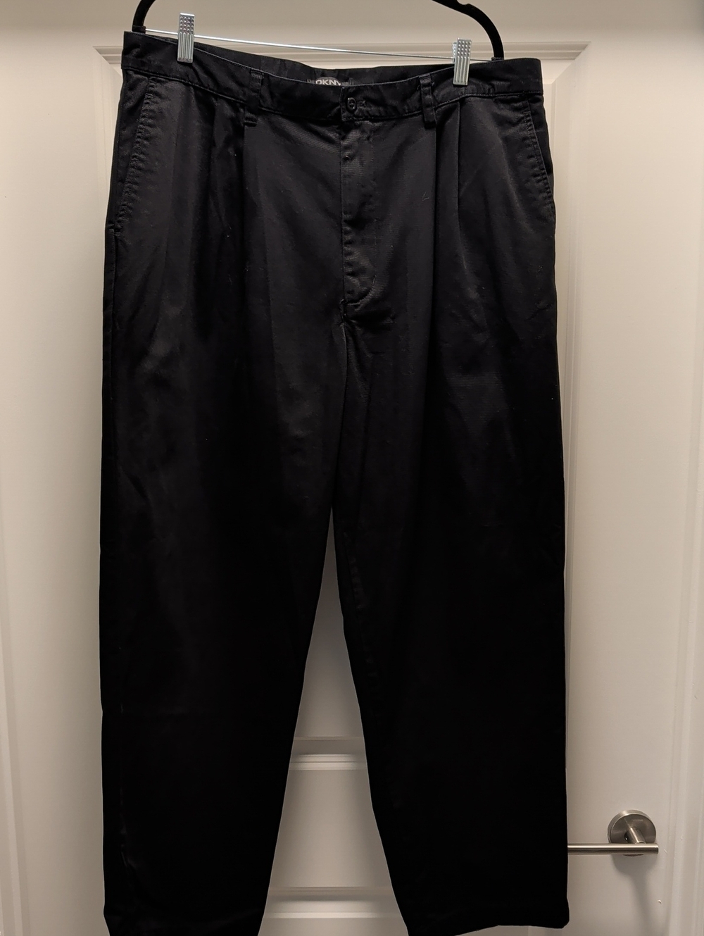 DKNY- 40W 30L Men's Black Dress Pants